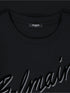 BALMAIN FLOCKED LETTER LOGO T-SHIRT